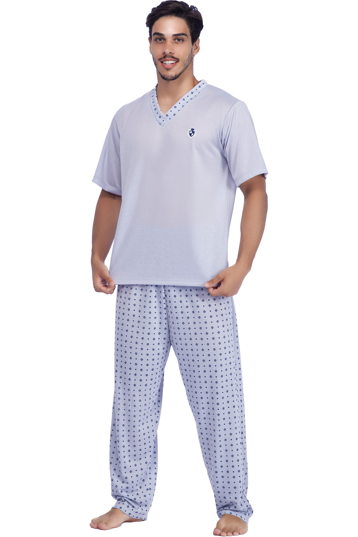 Pijama Meia Manga com Calça