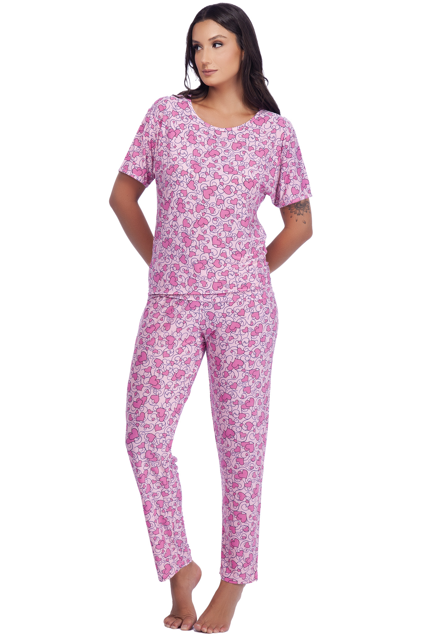 Pijama Meia Manga Calça