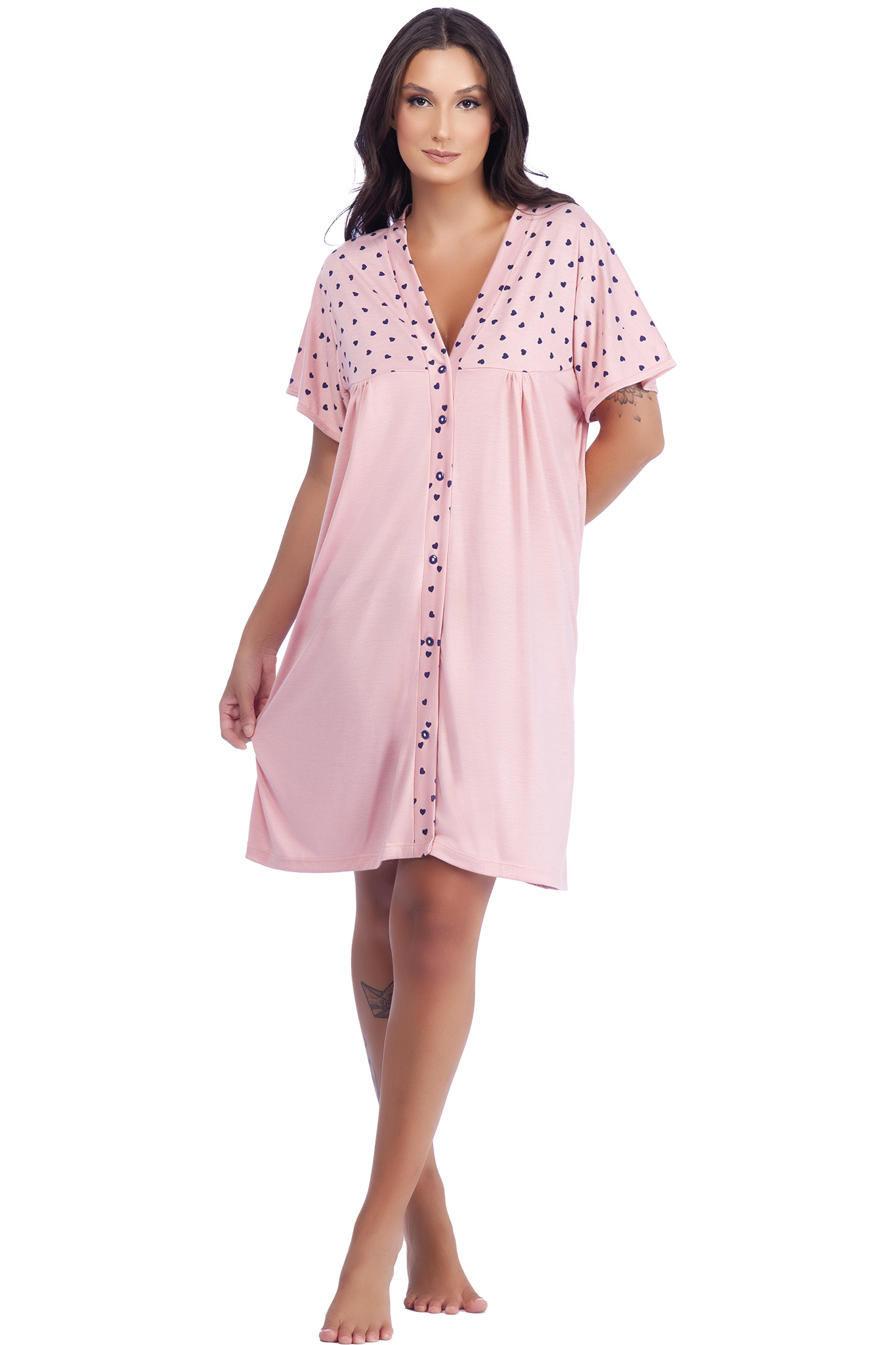 Camisola Meia Manga Aberto