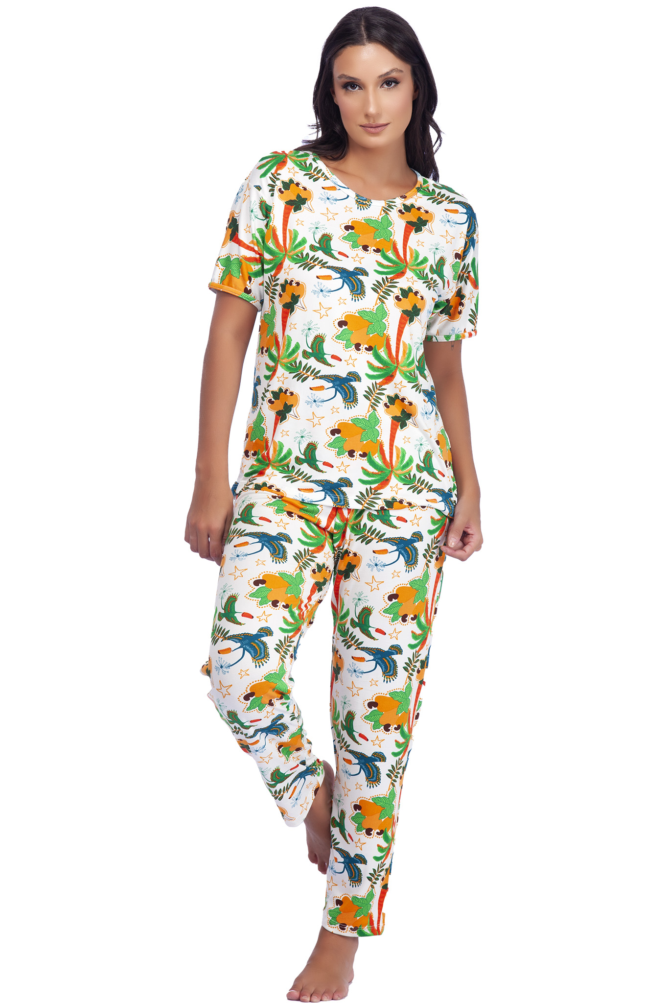 Pijama Meia Manga Calça