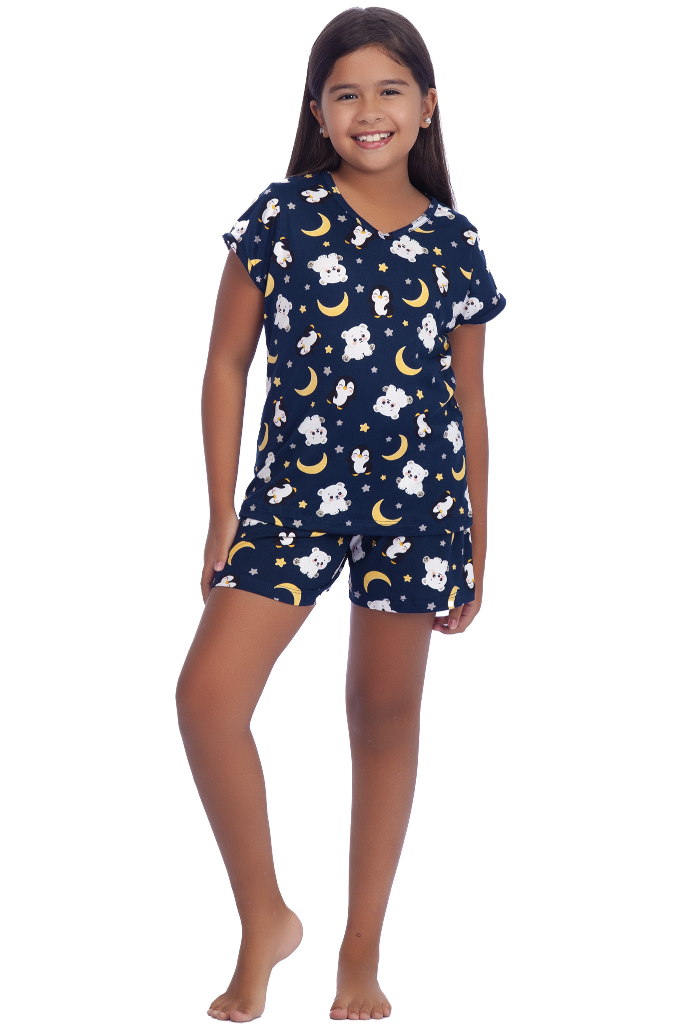 Pijama Meia Manga Infantil