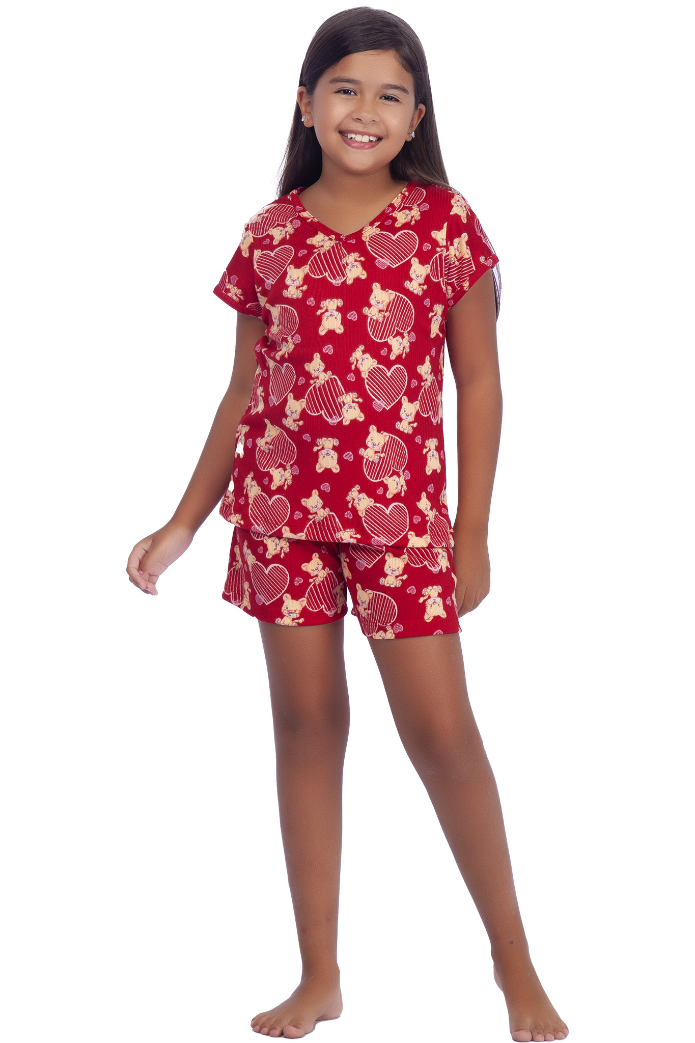 Pijama Meia Manga Infantil